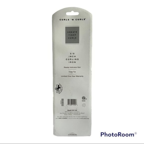 Conair Curls N' Curls 5/8 Inch Curling Iron Cool Tip 5 Ft Swivel Cord - Picture 6 of 12